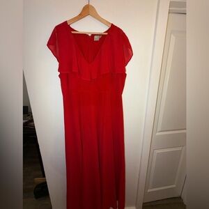 ASOS Vibrant Red Maxi Dress